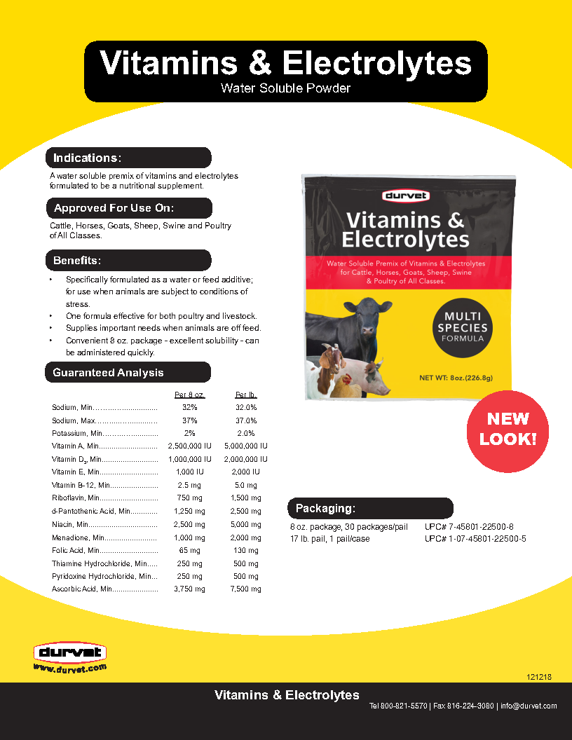 Vitamins & Electrolytes