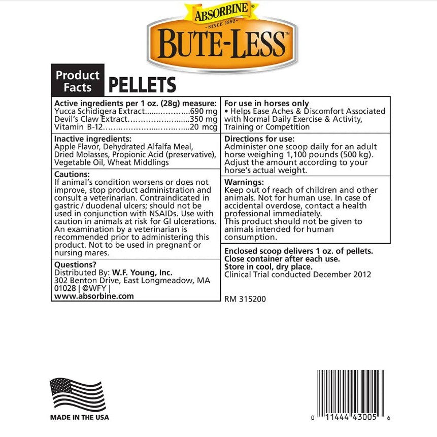 Absorbine Bute-Less Pellets 5 lb