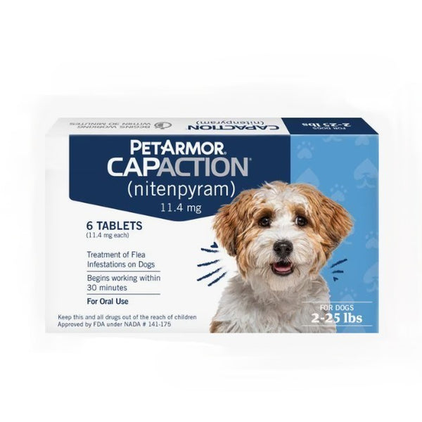 CapAction Flea Tablets for Dogs