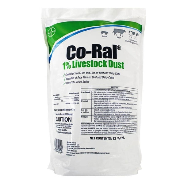 Co-Ral 1% Livestock Dust (12.5 lb)