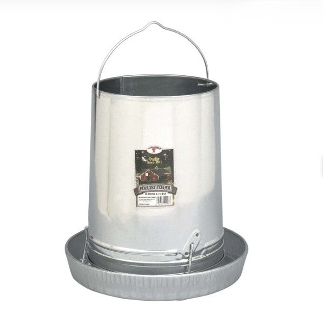 Hanging Metal Poultry Feeder