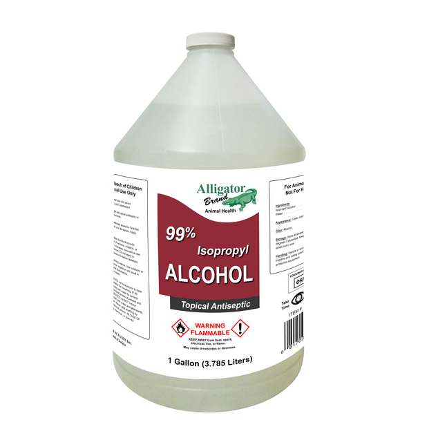 99% Isopropyl Rubbing Alcohol 1-Gallon