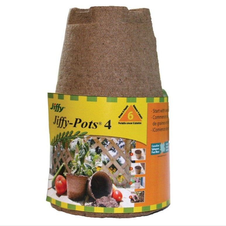 Jiffy Organic Seed Starting Biodegradable Peat Pots