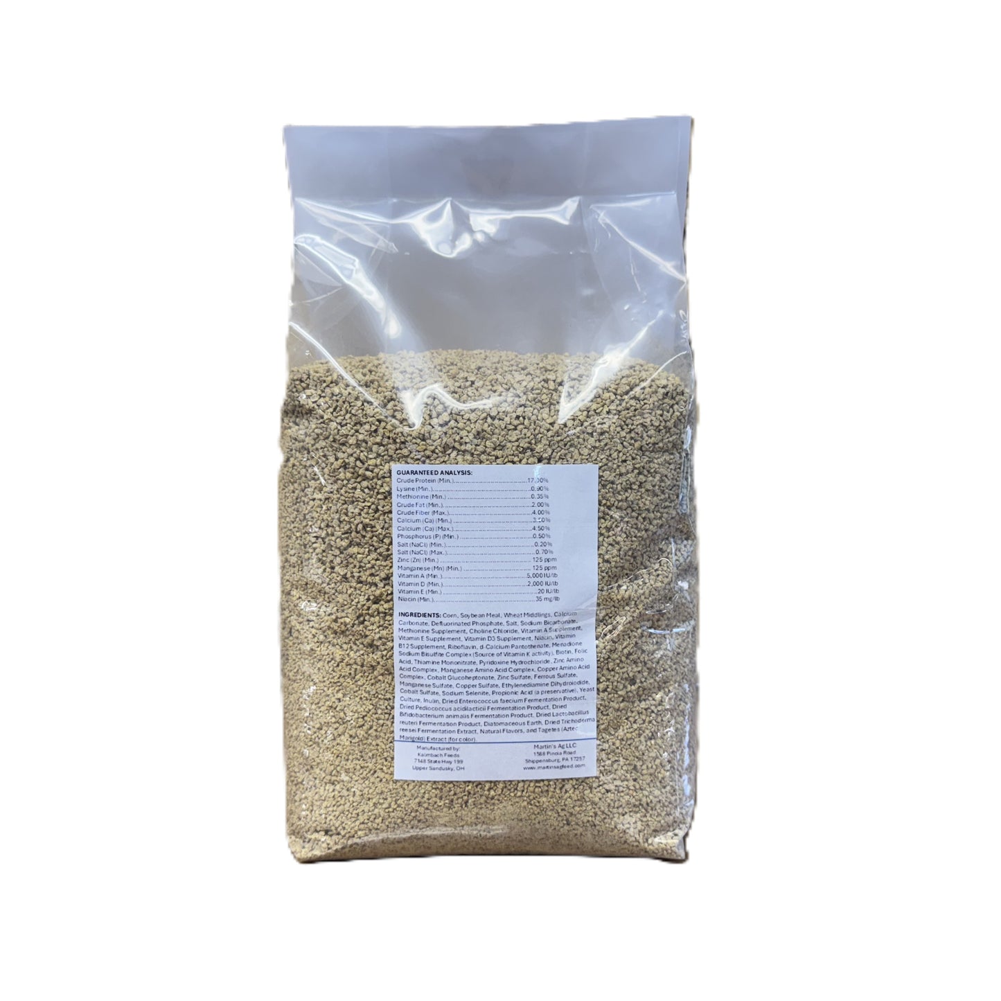 17% Non-GMO Layer Crumbles for Chickens - 10 lb.