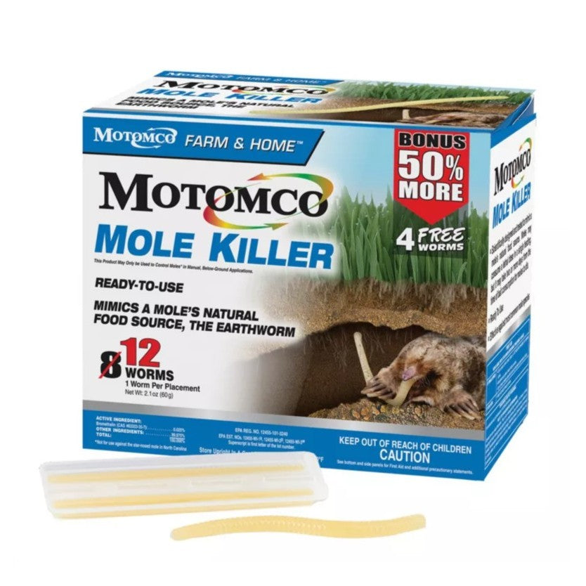 Motomco Mole Killer Worms