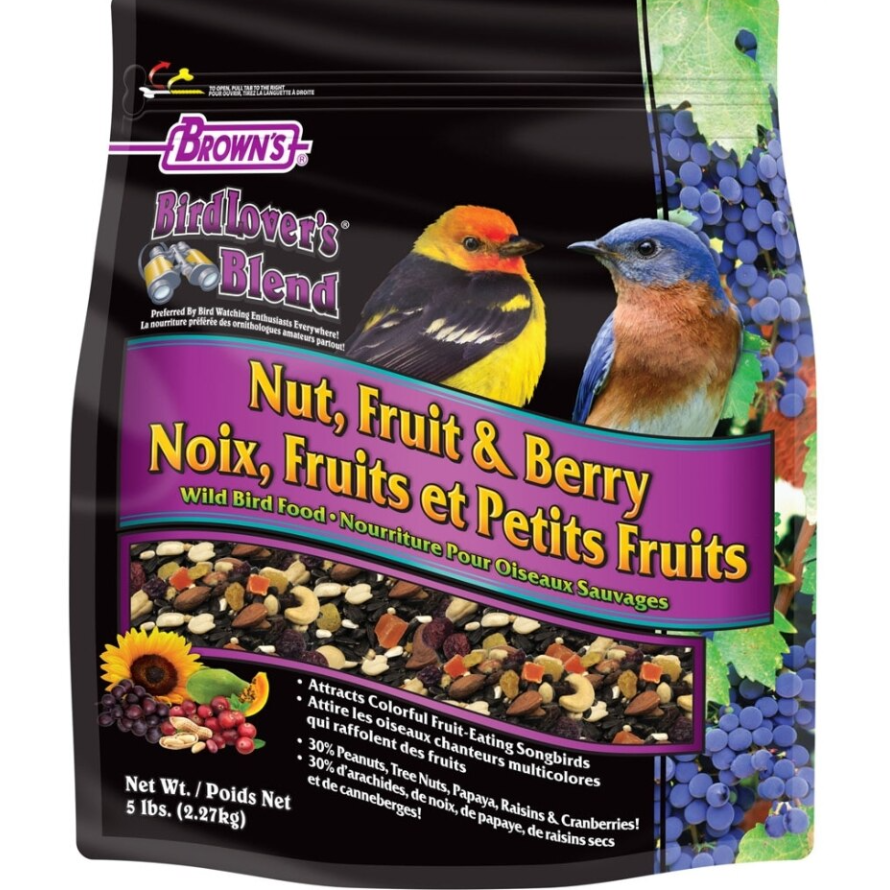 BIRD LOVER'S BLEND NUT, FRUIT & BERRY - 5 lb.