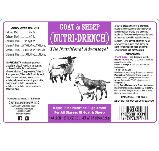 Nutri-Drench for Goat & Sheep - Refill