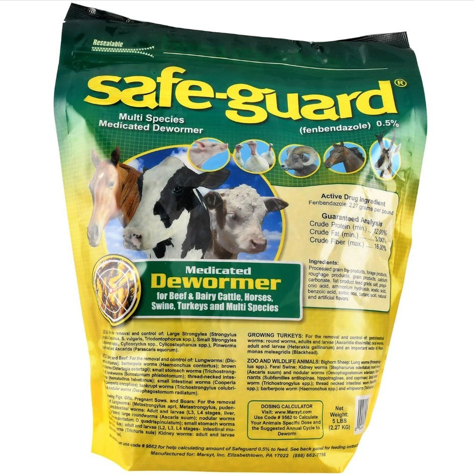 Safe-Guard 0.5% Multi-Species Dewormer Pellets
