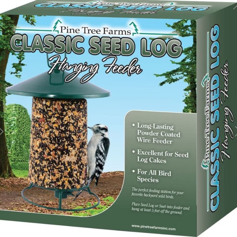 PINE TREE FARMS CLASSIC SEED LOG HANGING FEEDER