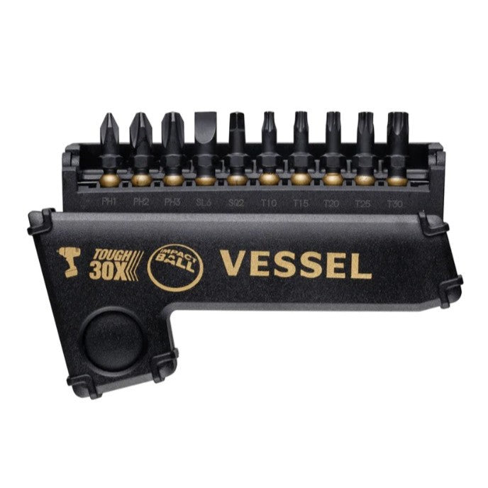 Vessel Tools Rechargeable BALL GRIP Screwdriver Limited Kit, Gold Edition
