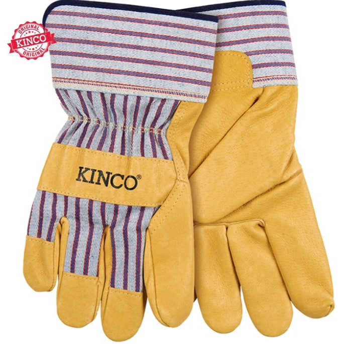 Premium Grain Pigskin Palm Glove with Safety Cuff