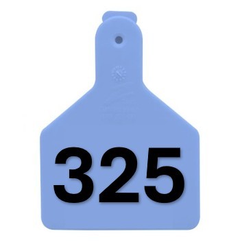 Z1 No-Snag Laser-Printed Numbered Cow Tags