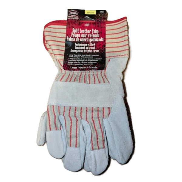 Boss 4092 Split Leather Palm Glove - Large