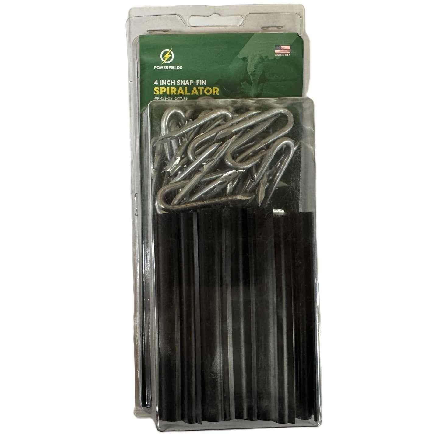 4" Spiralator Tube Insulator w/ Staples - 25 PK