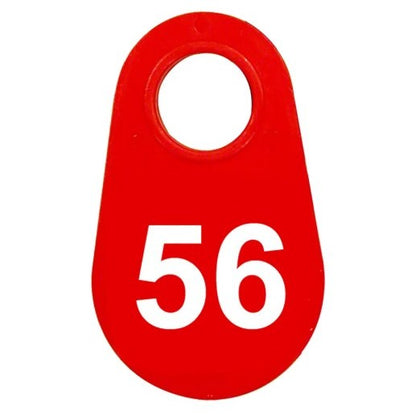 Red Nylon Neck Tag
