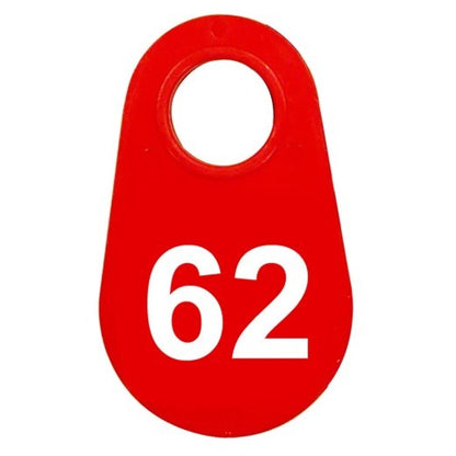 Red Nylon Neck Tag