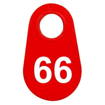 Red Nylon Neck Tag
