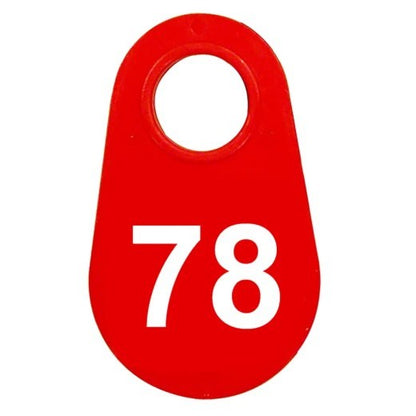 Red Nylon Neck Tag