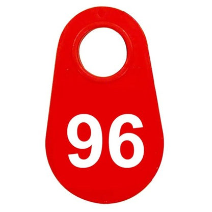 Red Nylon Neck Tag