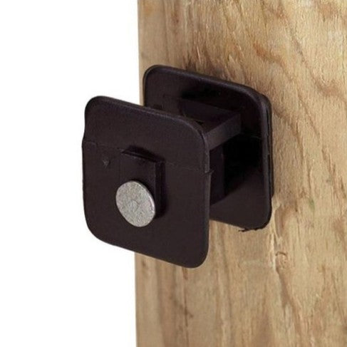Dare Black Widow Insulator For Wood Post, 25 Pack, Black