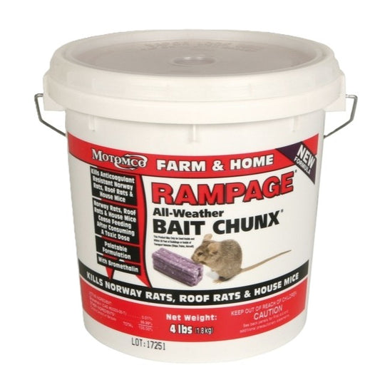 Rampage Rodenticide for Rats, Mice & Meadow Voles