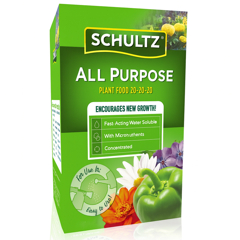 Schultz Plant Food, All-Purpose, Water Soluble, 20-20-20 Formula