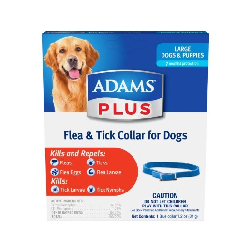 Adams Plus Flea & Tick Collar for Dogs