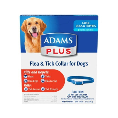 Adams Plus Flea & Tick Collar for Dogs