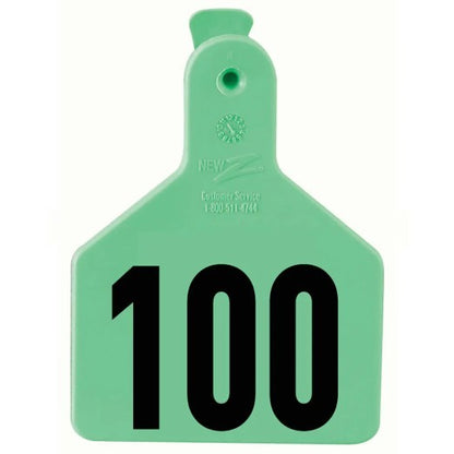 Z1 No-Snag Laser-Printed Numbered Cow Tags