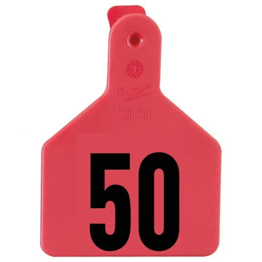 Z1 No-Snag Laser-Printed Numbered Calf Tags