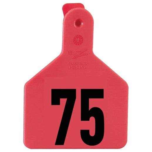 Z1 No-Snag Laser-Printed Numbered Calf Tags
