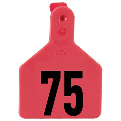 Z1 No-Snag Laser-Printed Numbered Cow Tags