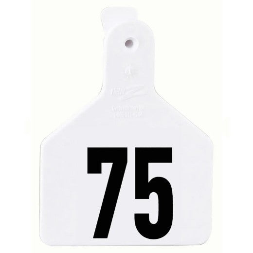 Z1 No-Snag Laser-Printed Numbered Cow Tags