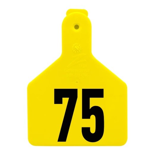 Z1 No-Snag Laser-Printed Numbered Calf Tags
