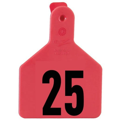 Z1 No-Snag Laser-Printed Numbered Cow Tags