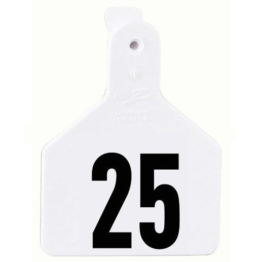 Z1 No-Snag Laser-Printed Numbered Calf Tags