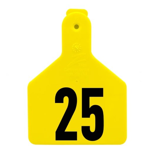 Z1 No-Snag Laser-Printed Numbered Calf Tags
