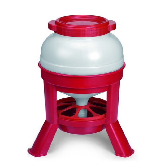 MILLER PLASTIC DOME FEEDER - 35 LB