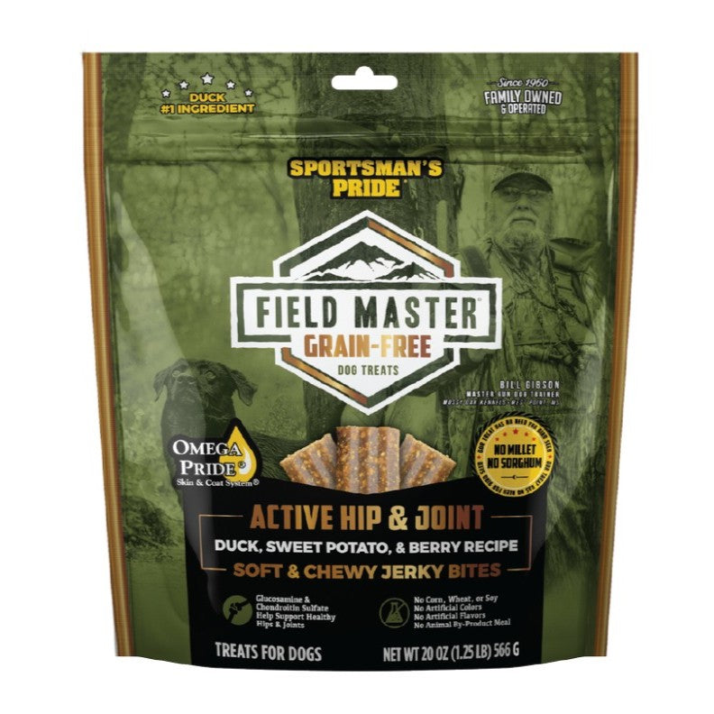 Field Master Grain Free  Hip & Joint Duck Jerky Bites