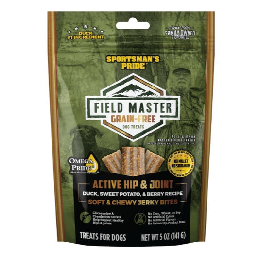 Field Master Grain Free  Hip & Joint Duck Jerky Bites