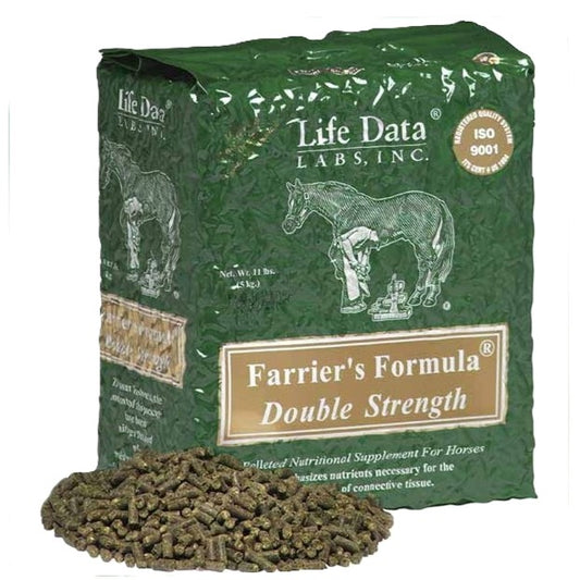 Farrier's Formula Double Strength Hoof and Coat Supplement for Horses 11-lb Bag