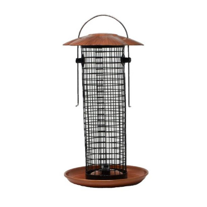 Petite Copper Finish Sunflower Feeder