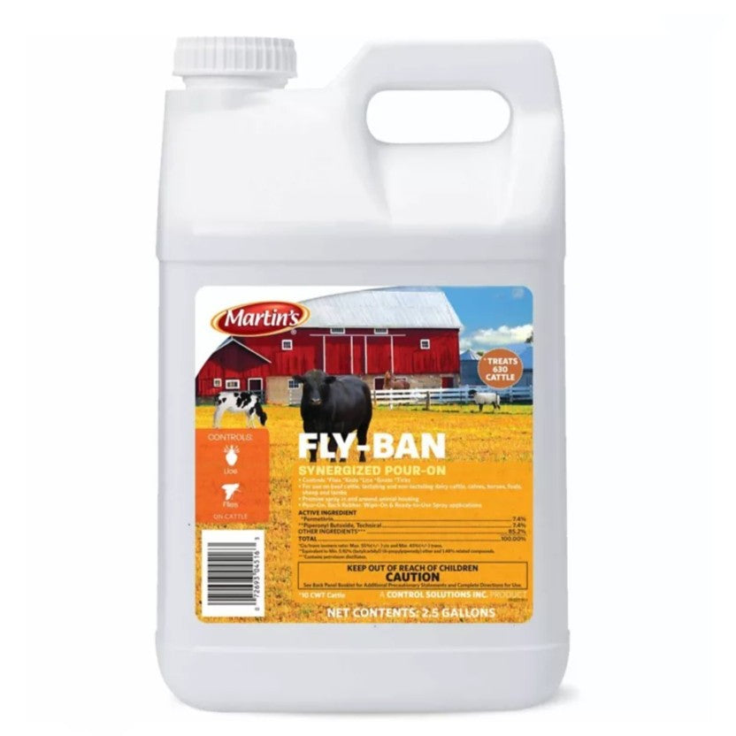 Fly-Ban Synergized Pour-On