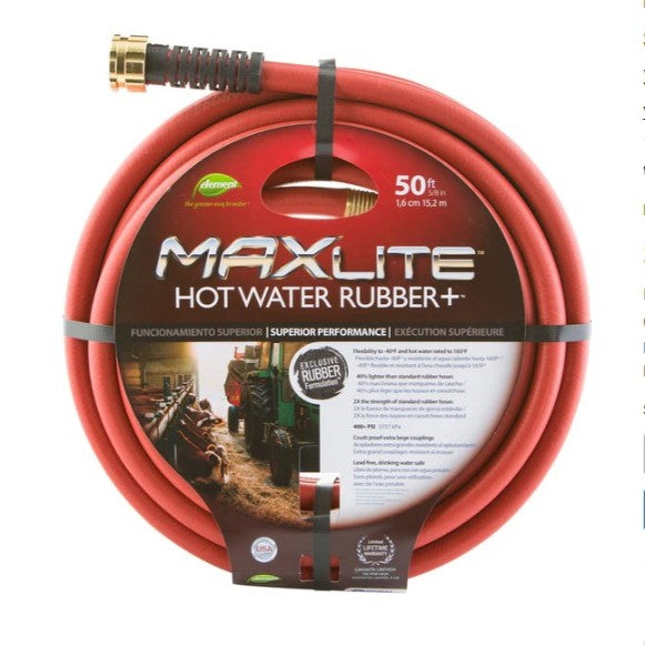 Swan Element MaxLite Hot Rubber+ Hose Red 5/8 in