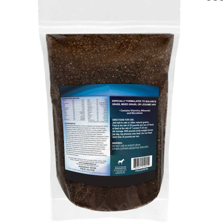 Just Add Oats (5 Pounds 60-Day Supply) Vitamins, Minerals and Probiotic Balancer