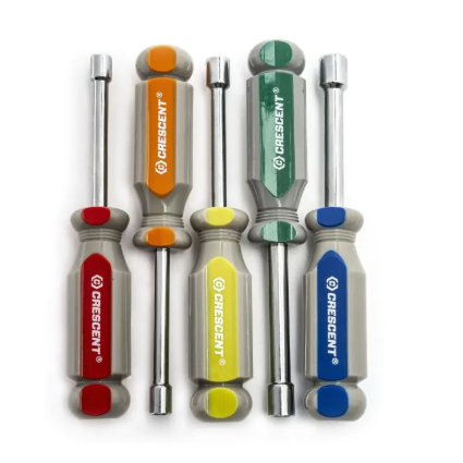 Crescent Set of 5 Metric Acetate Nut Driver