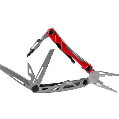 True Utility Locking Pocket Multi-Tool, 8-in-1 Tool kit
