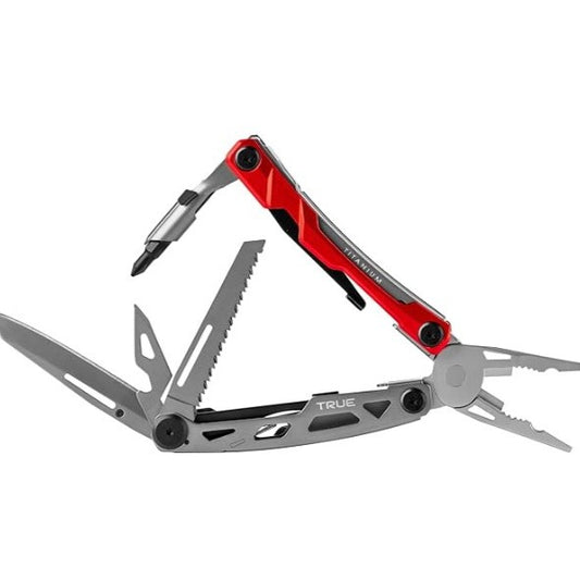 True Utility Locking Pocket Multi-Tool, 8-in-1 Tool kit