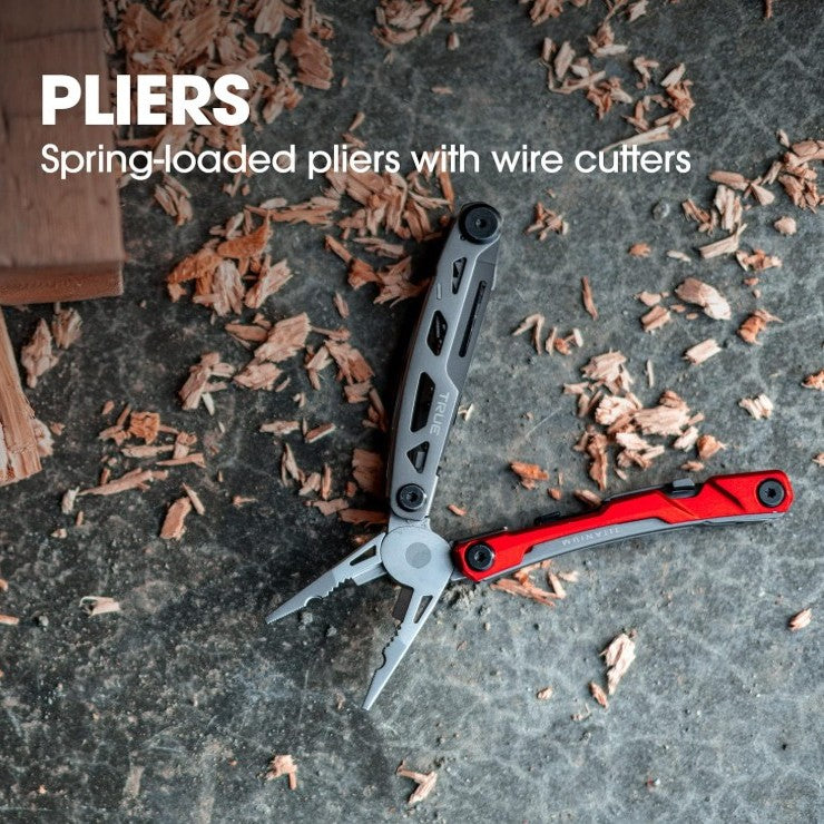 True Utility Locking Pocket Multi-Tool, 8-in-1 Tool kit