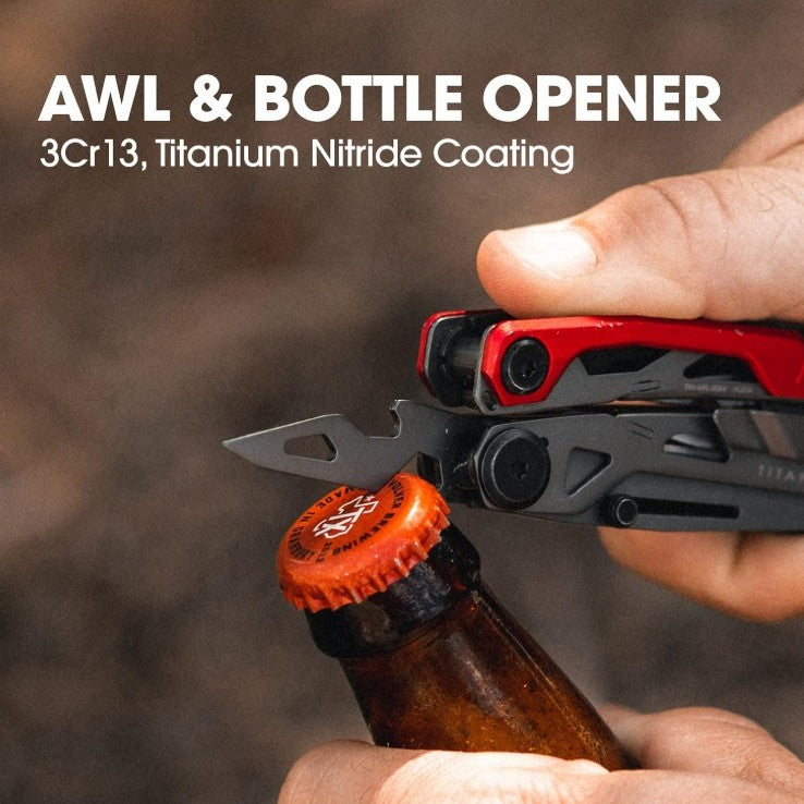 True Utility Locking Pocket Multi-Tool, 8-in-1 Tool kit